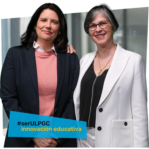 Foto Mª Esther Rodríguez Gil y Belén González Morales